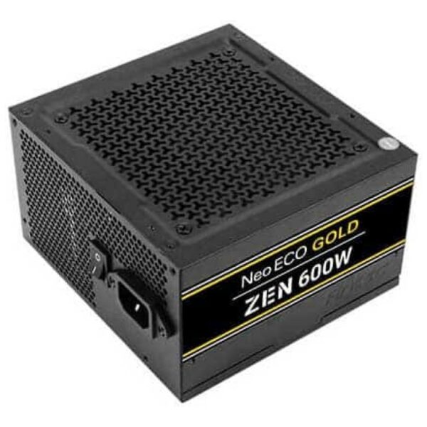 Fuente de poder Antec 600 Watts NE600G ZEN 80+ Gold