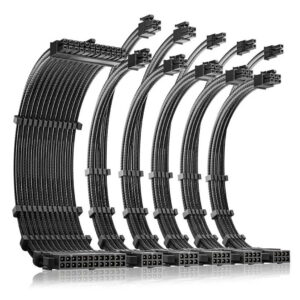 Kit de cables de extensión Antec – NEGRO CONECTOR NEGRO