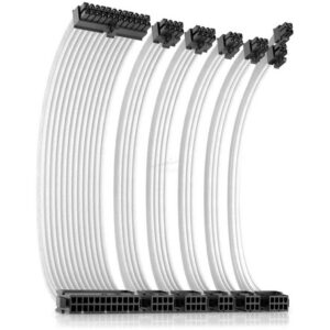 Kit de cables de extensión Antec V2 – Blanco conector Negro