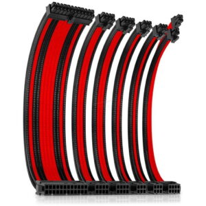 Kit de cables de extensión Antec V2 – Negro-Rojo conector Negro