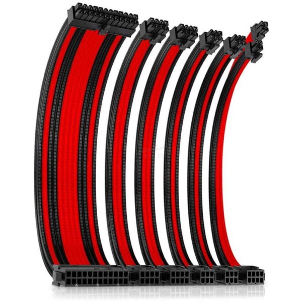 Kit de cables de extensión Antec V2 – Negro-Rojo conector Negro