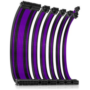 Kit de cables de extensión Antec V2 – Negro-Morado conector Negro