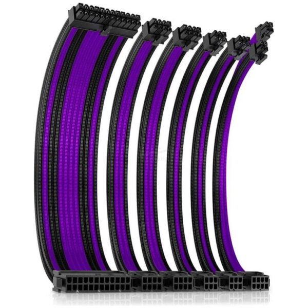 Kit de cables de extensión Antec V2 – Negro-Morado conector Negro