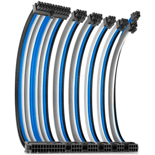 Kit de cables de extensión Antec V2 – Azul-Gris conector Negro