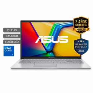 ASUS Vivobook – i5 5120U – 15″ – FHD – 8GB – 512GB – Cool Silver