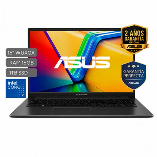 ASUS Vivobook – Intel i9 270H – 16″- WUXGA – 16GB – 1TB – Indie Black