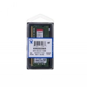 MEMORIA RAM PARA LAPTOP 8GB KINGSTON KVR32S22S6/8 DDR4 3200MHZ CL22 1.2V NEGRO