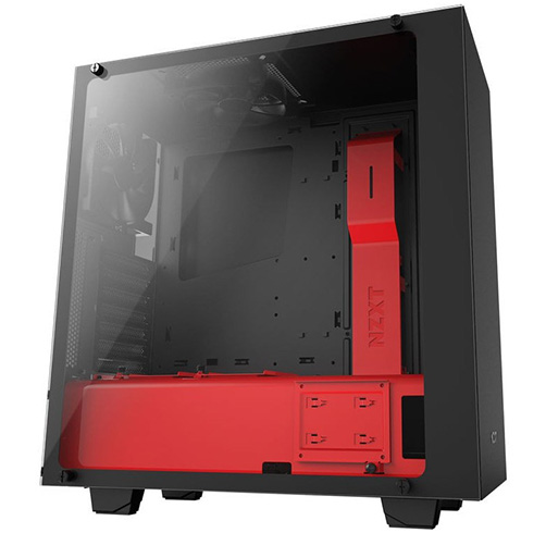 Case NZXT S340 Elite – Negro/Rojo