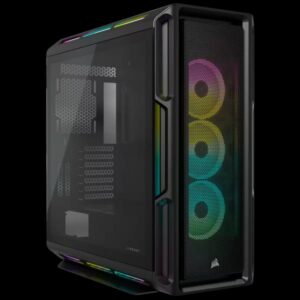 CASE GAMING RGB CORSAIR iCUE 5000T MID TOWER VENTILADORES 3 DE 120MM CON VIDRIO LATERAL Y MALLA FRONTAL CC-9011230-WW NEGRO