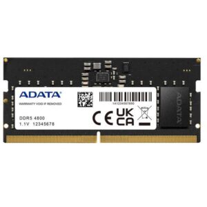 MEMORIA RAM PARA LAPTOP 8GB ADATA AD5S48008G-S DDR5 4800MHZ CL40 1.1V NEGRO