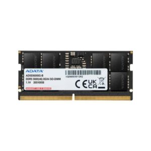 MEMORIA RAM PARA LAPTOP 8GB ADATA AD5S56008G-S DDR5 5600MHZ