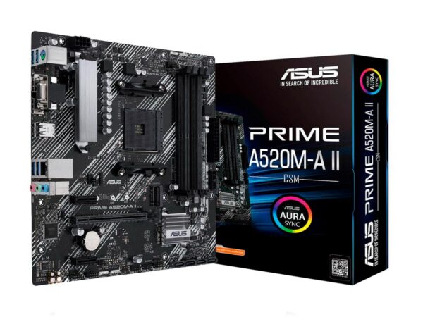 TARJETA MADRE ASUS PRIME A520M-A II 90MB17H0-M0EAYC AM4