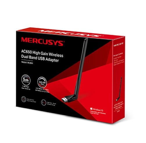 Mercusys WiFi USB AC650 DUAL BAND MU6H