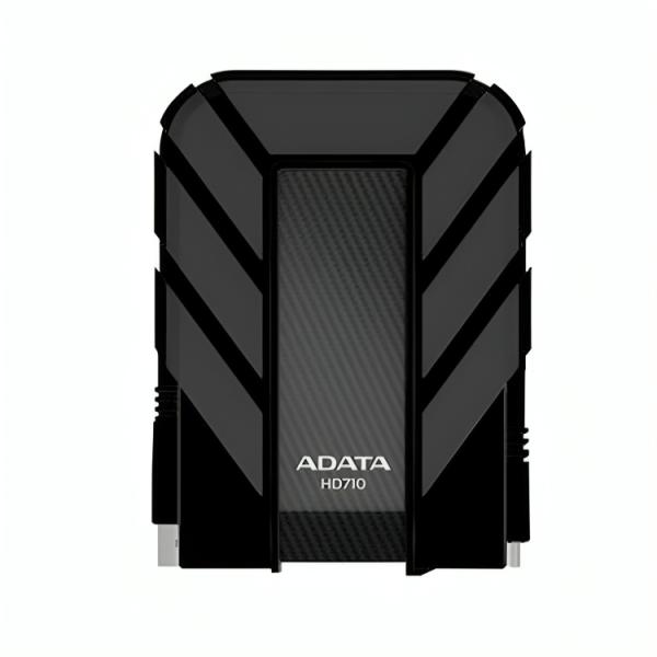 Disco duro externo ADATA HD710 PRO de 4 TB y 2,5″, resistente al polvo, al agua y a los golpes (AHD710P-4TU31-CBK, negro)