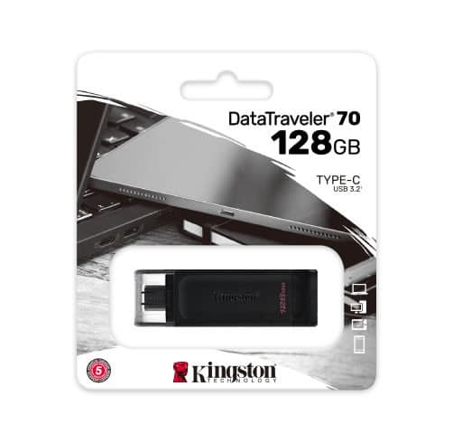 Kingston DataTraveler 70 – 128GB Type-C USB 3.2