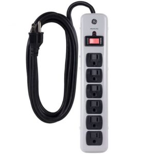 Regleta General Electric Heavy Duty Supresor de Picos – 2,4Mts – Gris