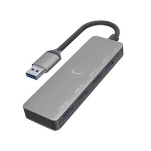 Hub Unno Tekno 4 puertos USB-A a USB-A – HB1011GY