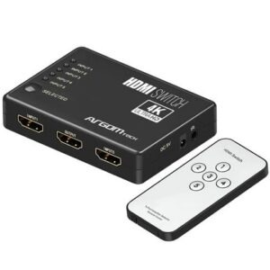 Adaptador  Argom  5 Puertos HDMI SWITCH 4K