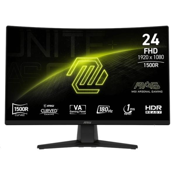MONITOR MSI MAG 242C 23.6″ CURVO 1920 X 1080 180 HZ ANTI-GLA