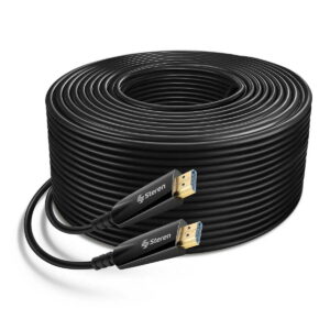 CABLE STEREN HDMI 4K DE FIBRA ÓPTICA – 50 METROS