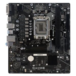 TARJETA MADRE BIOSTAR H610MHD D5 LGA1700 MICRO ATX DDR5 NEGRO