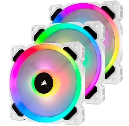 Corsair LL120 RGB (Pack de 3) – Blanco