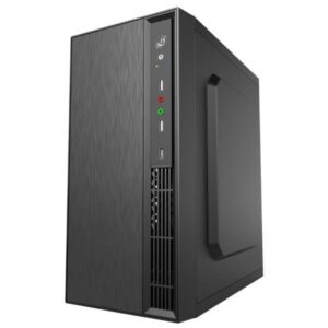 CASE NOVA CM06H1RA001C MINI TOWER VENTILADORES 1 DE 120MM Y 80MM SIN FUENTE DE PODER NEGRO