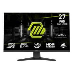MONITOR LED IPS 27″ MSI MAG 272F 0.5MS – 200HZ – 1920X1080