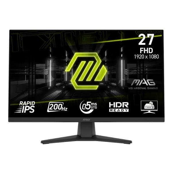 MONITOR LED IPS 27″ MSI MAG 272F 0.5MS – 200HZ – 1920X1080