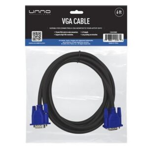 Cable Unno VGA 1.8m – CB4016BK