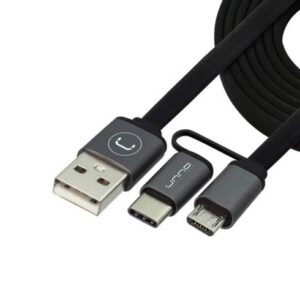 UNNO 2 en 1 Tipo C y Micro USB – 1M