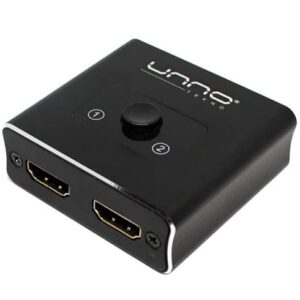 Unno Tekno Switch Bidireccional HDMI 2 en 1 – HB1201BK