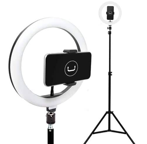 Anillo de Luz UNNO TEKNO Light Kit 10» con tripode  –  Holder Telefono