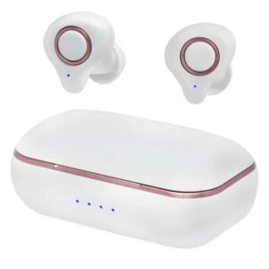 Audifonos UNNO TEKNO earbuds Bold Bluetooth 5.0 – Blanco/Rosa HS7502WT
