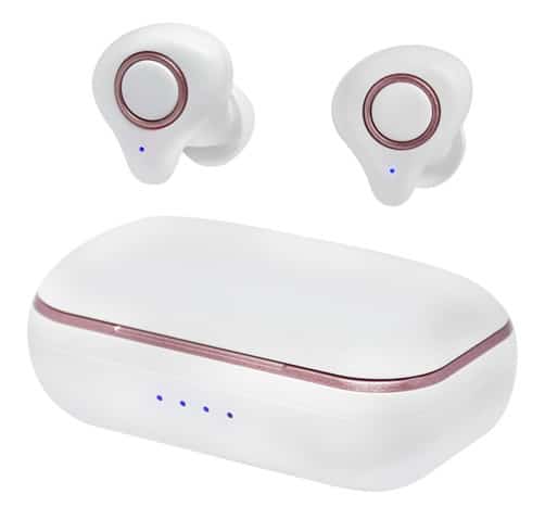 Audifonos UNNO TEKNO earbuds Bold Bluetooth 5.0 – Blanco/Rosa HS7502WT