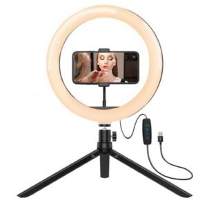 Anillo de Luz Argom Tech 9315 8″ LED – USB – Tripod Stand
