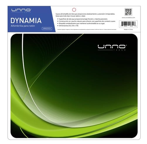 Mousepad Unno Tekno Dynamia Verde