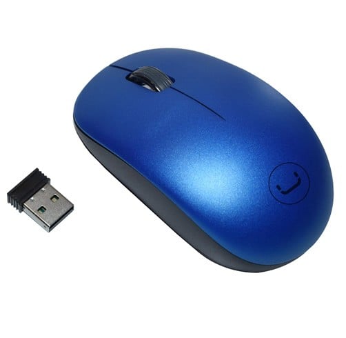 Mouse Unno Tekno Curve Wireless – Azul