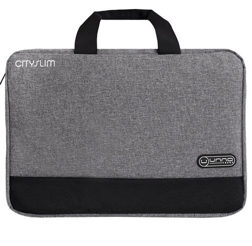 Unno Maletín para Laptop Tekno City Slim – Gris – 16″