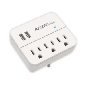 Cargador de pared Argom Tech con proteccion de sobretensiones
