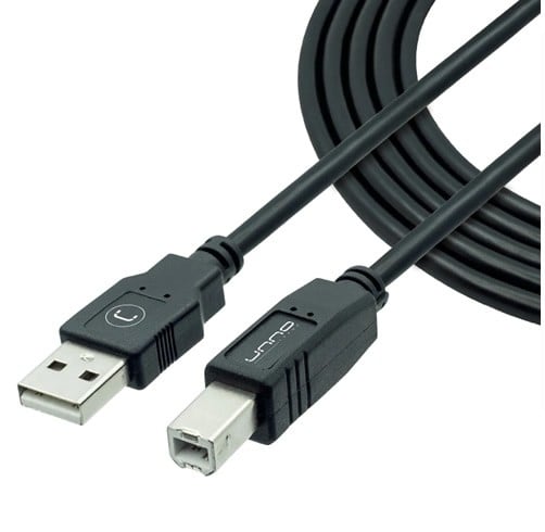 Cable Unno Tekno USB para impresora – 1.8 m – CB4006BK