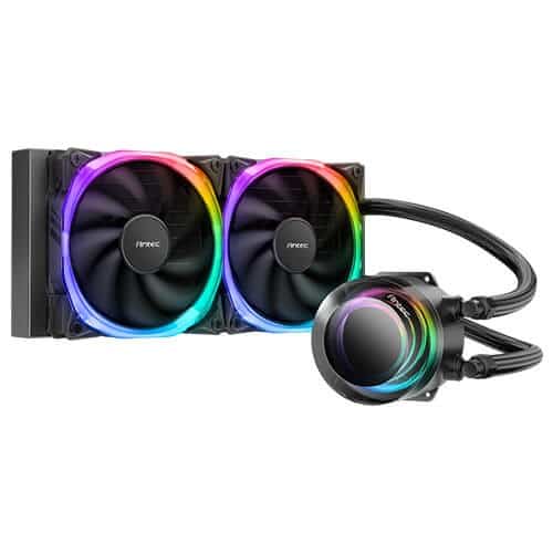 Enfriamiento Antec Vortex 240 ARGB – Negro