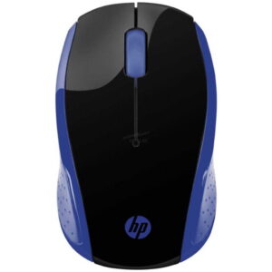 MOUSE INALAMBRICO HP 200 – NEGRO CON AZUL
