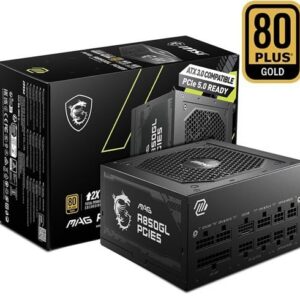MSI MAG A850GL PCIE5 – 850W – 80 Plus Gold –