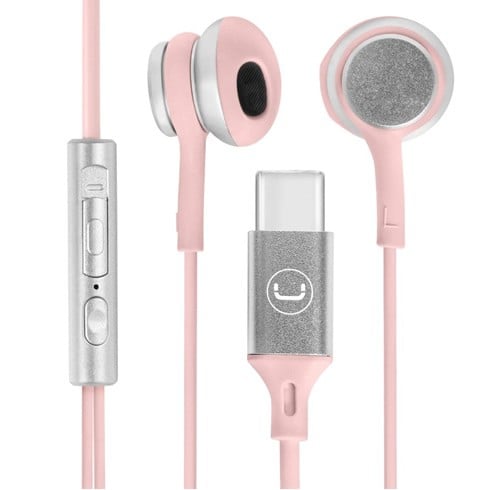 Audifonos UNNO TEKNO Earbuds Ultra Tipo C – Rosa – HS7005PK