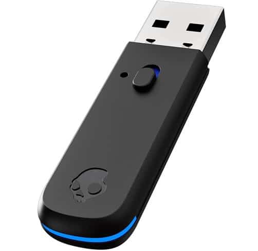 Skullcandy Transmisor Inalámbrico Dongle Baja Latencia – PC/PS – Negro/Azul