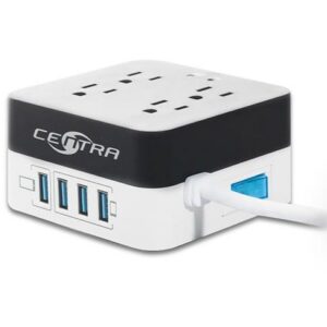 Protector de Voltaje Centra TO GO + Cargador USB