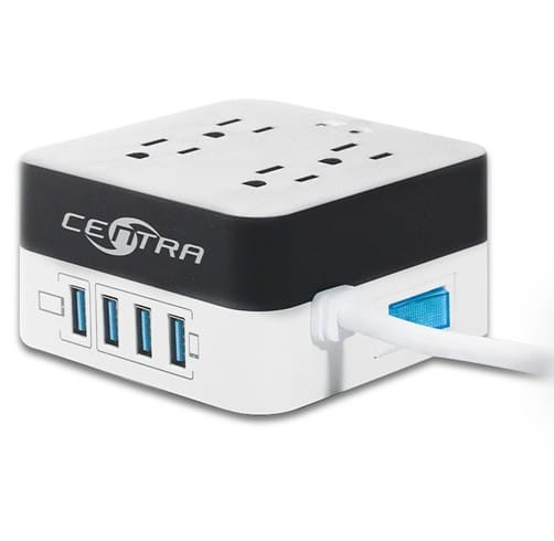 Protector de Voltaje Centra TO GO + Cargador USB