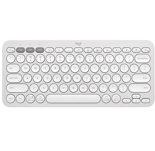 Logitech Pebble Keys 2 K380S – Español – Blanco