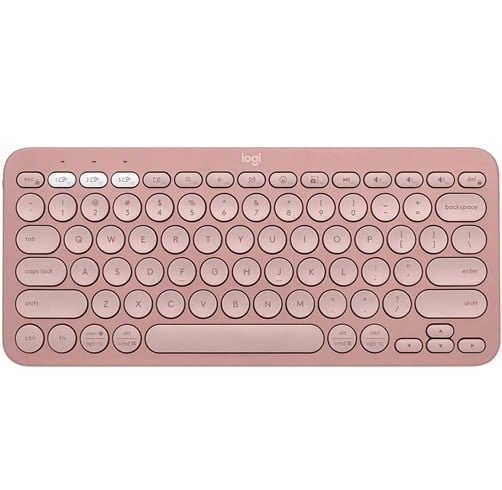 Logitech Pebble Keys 2 K380S – Español – Rosado
